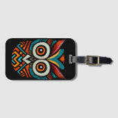 Étiquette À Bagage Aztec Owl (Devant Horizontal)
