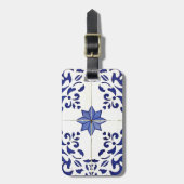 Étiquette À Bagage Azulejos (Devant Vertical)