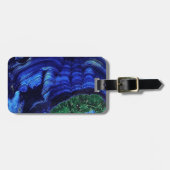 Étiquette À Bagage Azurite et Malachite (Devant horizontal)