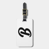 ÉTIQUETTE À BAGAGE B (Devant Vertical)