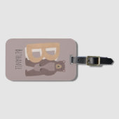 Étiquette À Bagage B pour l'ours (Devant Horizontal)