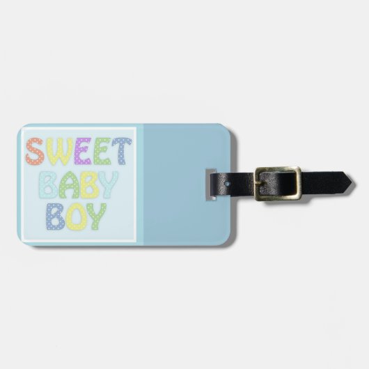 Étiquette À Bagage Baby Boy (Devant horizontal)
