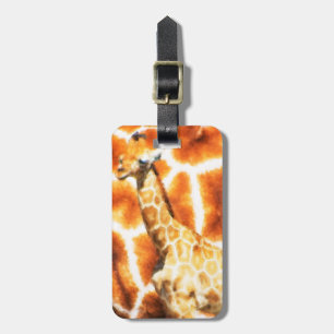Étiquette À Bagage Baby Giraffe