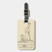 Étiquette À Bagage Bac à sable (Devant Vertical)