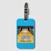 Étiquette À Bagage Back Alley Cat est marqué (Devant Vertical)