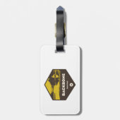 Étiquette À Bagage Backbone State Park Iowa (Dos Vertical)