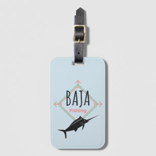 Étiquette À Bagage Badge de pêche de Baja