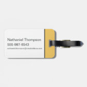 Étiquette À Bagage Badge de préconfiguration HUFFLEPUFF™ (Dos horizontal)