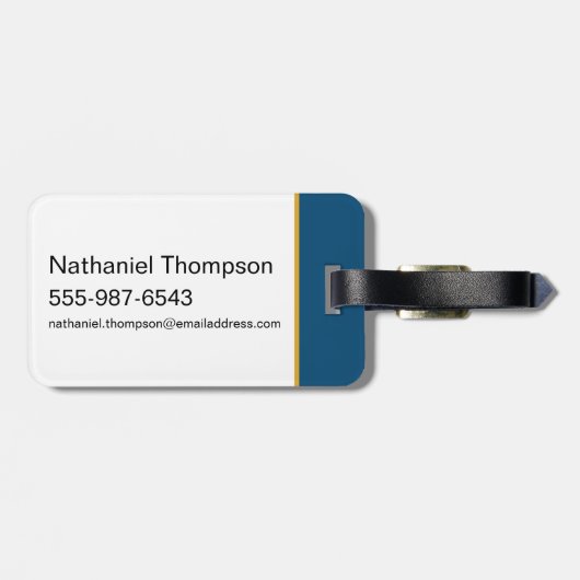 Étiquette À Bagage Badge Préfet RAVENCLAW™ (Dos horizontal)