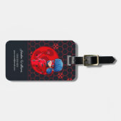 Étiquette À Bagage Badge rouge Ladybug (Devant horizontal)