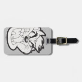 Étiquette À Bagage Badge TAZ™ Evil Grin (Devant horizontal)