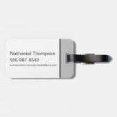 Étiquette À Bagage Badge TAZ™ Evil Grin (Dos horizontal)