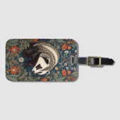 Étiquette À Bagage Badger de Woodland William Morris inspiré (Devant Horizontal)