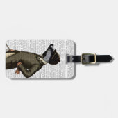 Étiquette À Bagage Badger The Rider Portrait (Devant horizontal)