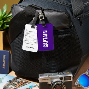 Étiquette À Bagage BAG TAG - Capitaine