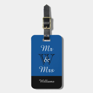 Étiquette À Bagage BAGAGE CHIC TAG_ " M. et Mme" DANS