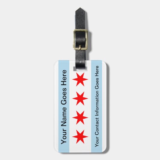 Étiquette À Bagage Bagage de cru de roue de Ferris de l'Exposition (Devant Vertical)