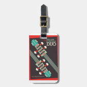 Étiquette À Bagage Bagage de duo de Miller-Porfiris (Devant Vertical)