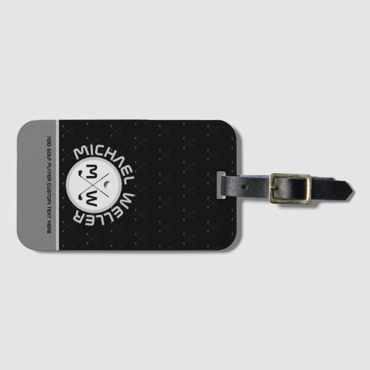 Étiquette À Bagage bagage de golf (Devant Horizontal)