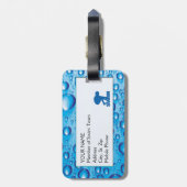 ÉTIQUETTE À BAGAGE BAGAGE DE NAGEURS OU ÉTIQUETTE DE SAC (Dos Vertical)