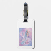 Étiquette À Bagage Bagage de sirène de betta glacée par Renee (Dos Vertical)