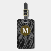 Étiquette À Bagage bagage personnalisé moderne (Devant Vertical)