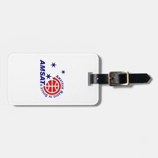Étiquette À Bagage Bagage vertical de logo d'AMSAT (Devant horizontal)