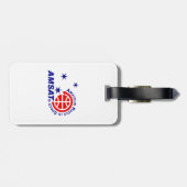Étiquette À Bagage Bagage vertical de logo d'AMSAT (Dos horizontal)