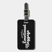 Étiquette À Bagage Bagages émotionnels (Devant Vertical)