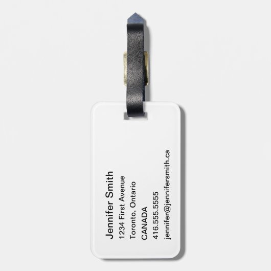 Étiquette À Bagage Bagages émotionnels (Dos Vertical)