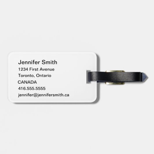 Étiquette À Bagage Bagages émotionnels (Dos horizontal)