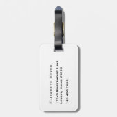 Étiquette À Bagage Bagages émotionnels : Handicap Avec Soin - Rose, J (Dos Vertical)