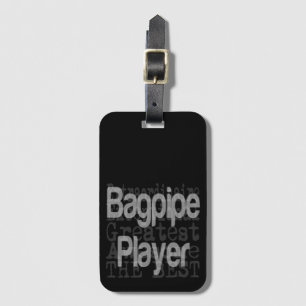 Étiquette À Bagage Bagpipe Player Extraordinaire