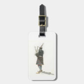 Étiquette À Bagage Bagpiper (Devant Vertical)