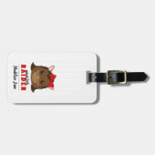 Étiquette À Bagage Baguette de la petite fille Red Horse sac (Devant horizontal)