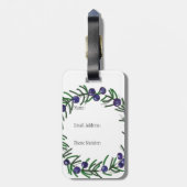 Étiquette À Bagage Baguette de sac de genévrier (Dos Vertical)