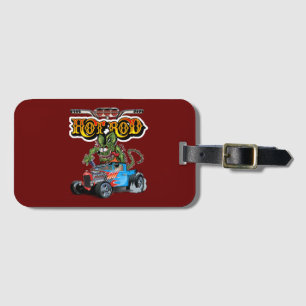 Étiquette À Bagage Baguette rétro