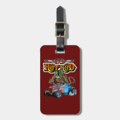 Étiquette À Bagage Baguette rétro (Devant Vertical)