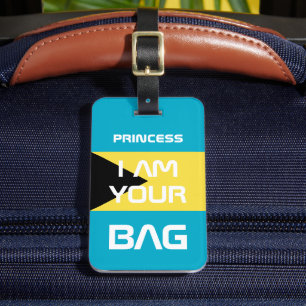 Étiquette À Bagage Bahamas Drapeau & Bahamas Voyage /Sac personnalisé