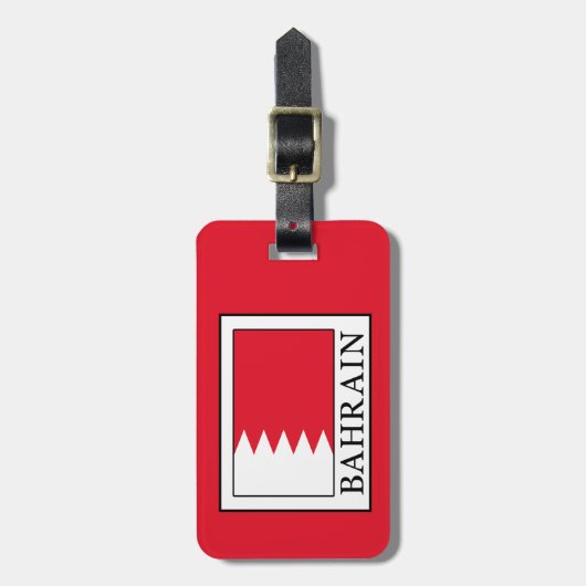 Étiquette À Bagage Bahreïn (Devant Vertical)