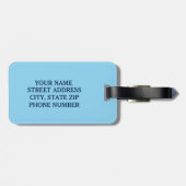 Étiquette À Bagage Baignade agréable (Dos horizontal)