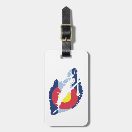 Étiquette À Bagage baiser colorado (Devant Vertical)