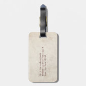 Étiquette À Bagage Baisers à cheval (Dos Vertical)