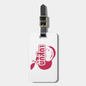 Étiquette À Bagage Bak Sida ↑ Farang écrit dans Thai Isaan Dialect dé (Devant Vertical)