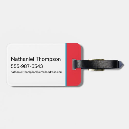 Étiquette À Bagage Bal de soccer TAZ™ (Dos horizontal)