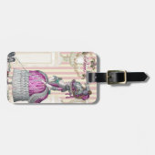 Étiquette À Bagage Balade de matin en bas des Champions-Élysées (Devant horizontal)