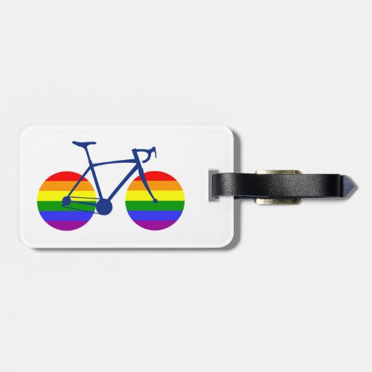 Étiquette À Bagage Balade En Vélo Pride (Dos horizontal)