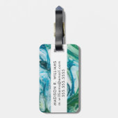 Étiquette À Bagage Balayage en marée II (Dos Vertical)