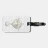 Étiquette À Bagage Balcon baroque Imaginaire 3 (Dos horizontal)