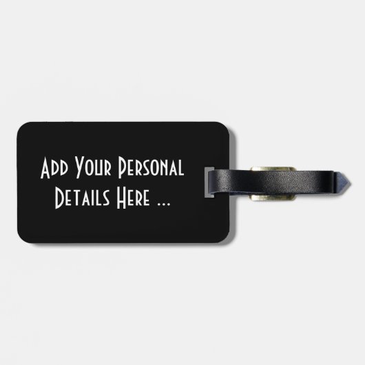 Étiquette À Bagage Bald Eagle cd ltcnm (Dos horizontal)